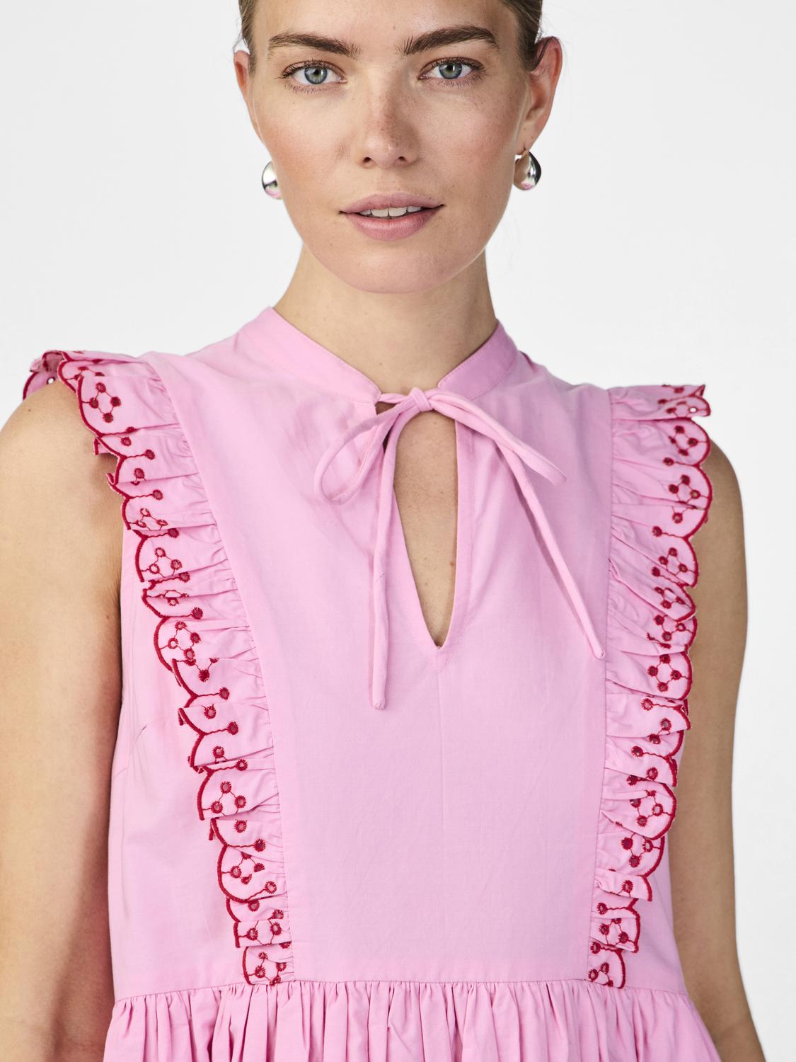 YASBOLIL Midi Dress - Begonia Pink